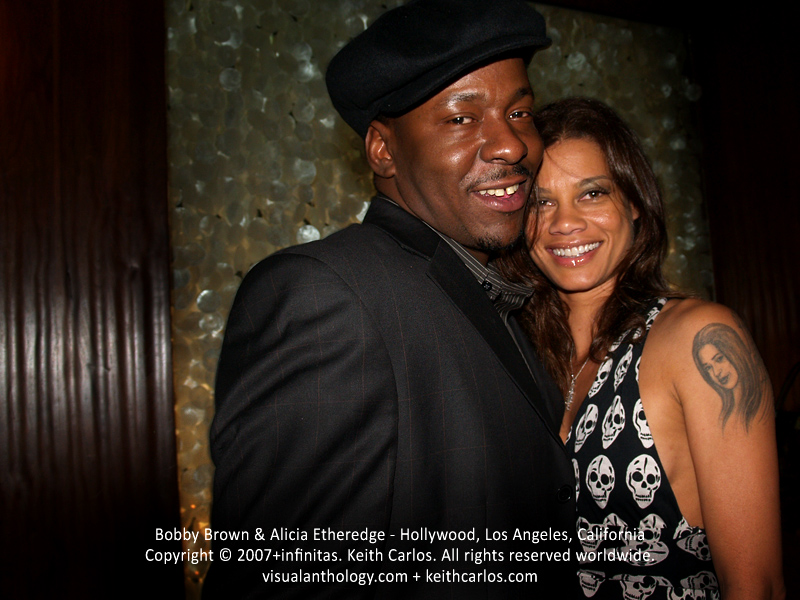 Bobby Brown & Alicia Etheredge - Hollywood, Los Angeles