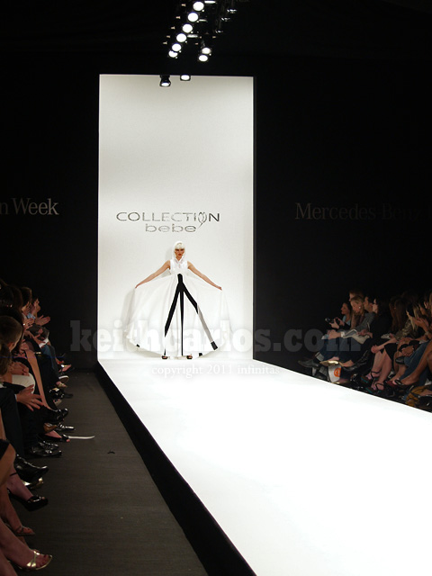 Bebe Collection runway catwalk at Mercedes-Benz Fashion Week Los Angeles